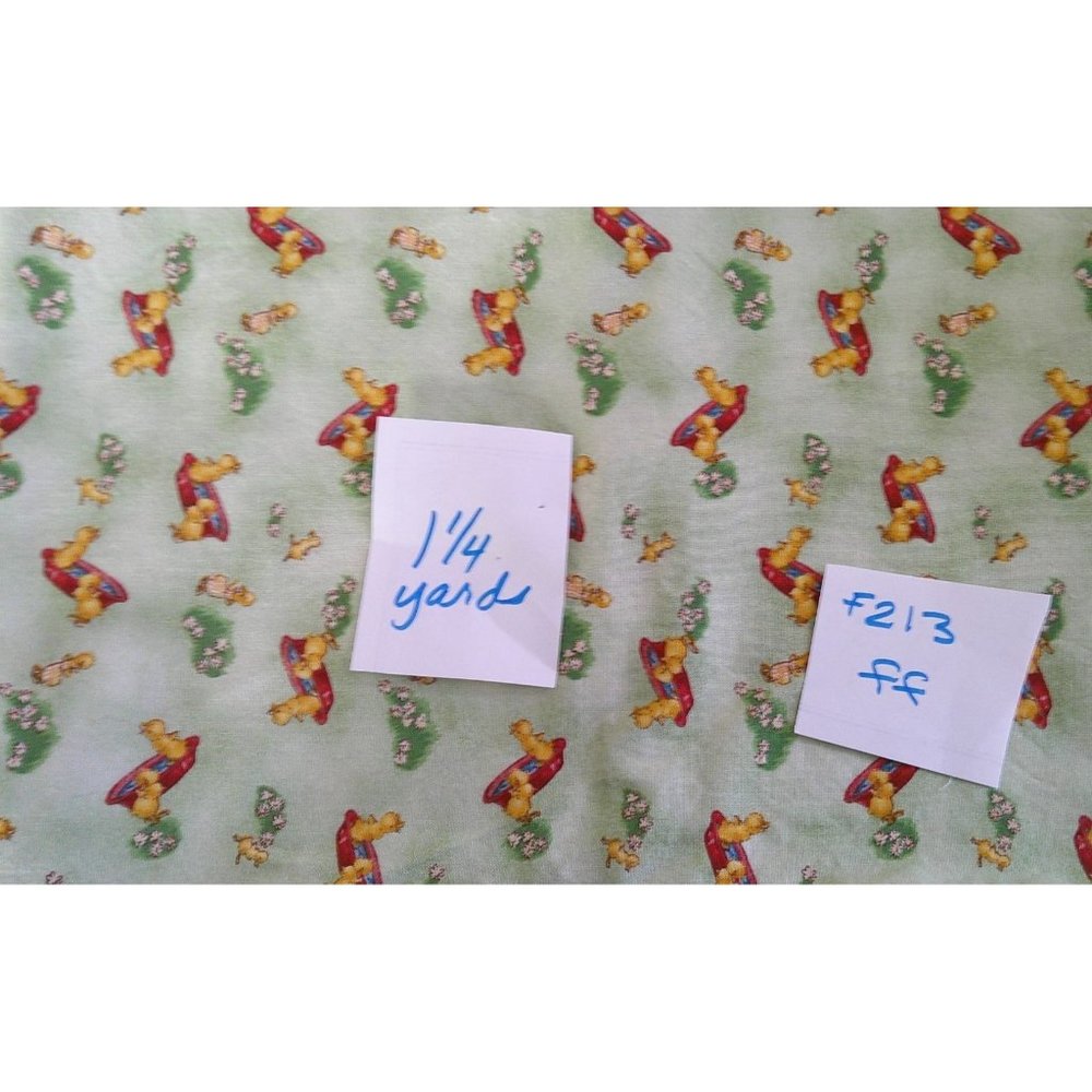 Fabric * 1 1/4 yards * Sewing * Quilting * Blankets * Crafts * F213 ff